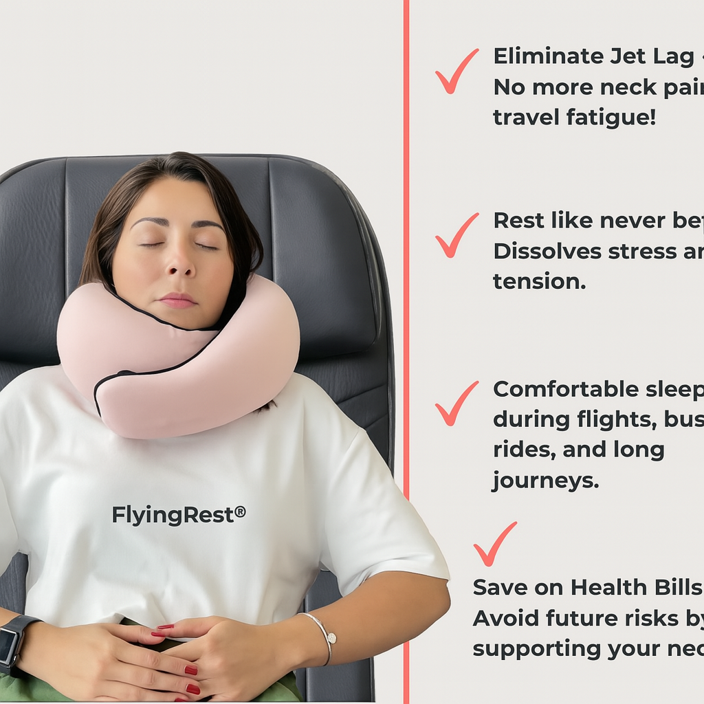 FlyingRest® Travel Pillow - Ultimate Comfort Anywhere