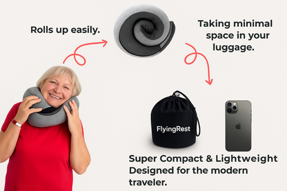 FlyingRest® Travel Pillow - Ultimate Comfort Anywhere